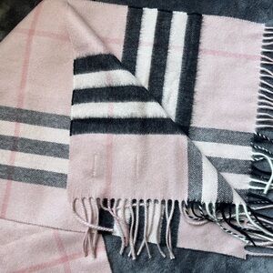 Burberry Check Cashmere Scarf